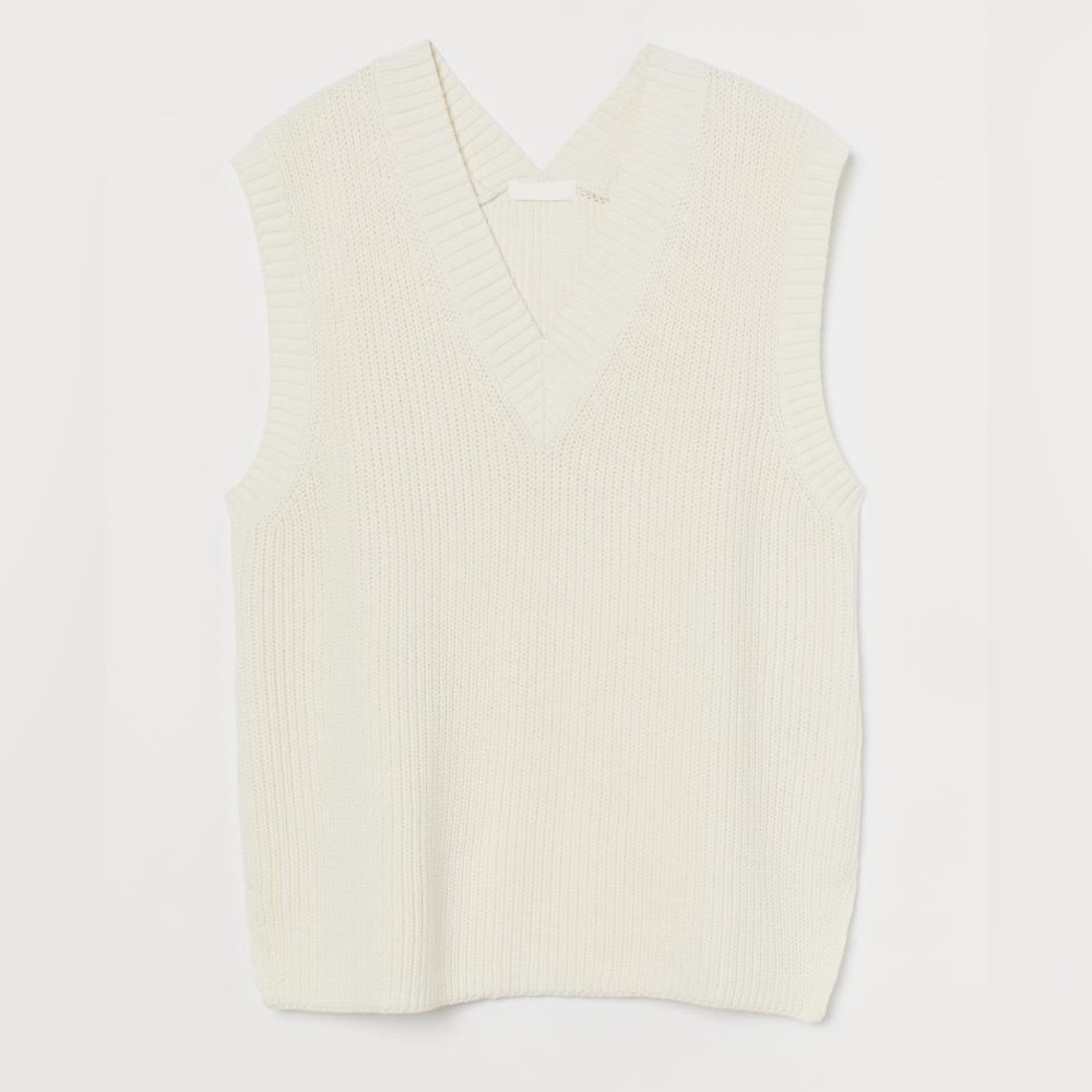H&M Wide-cut Sweater Vest